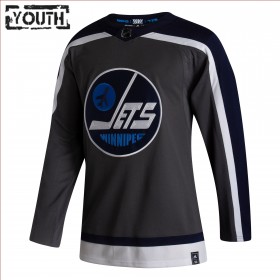 Winnipeg Jets Blank 2020-21 Reverse Retro Authentic Shirt - Kinderen